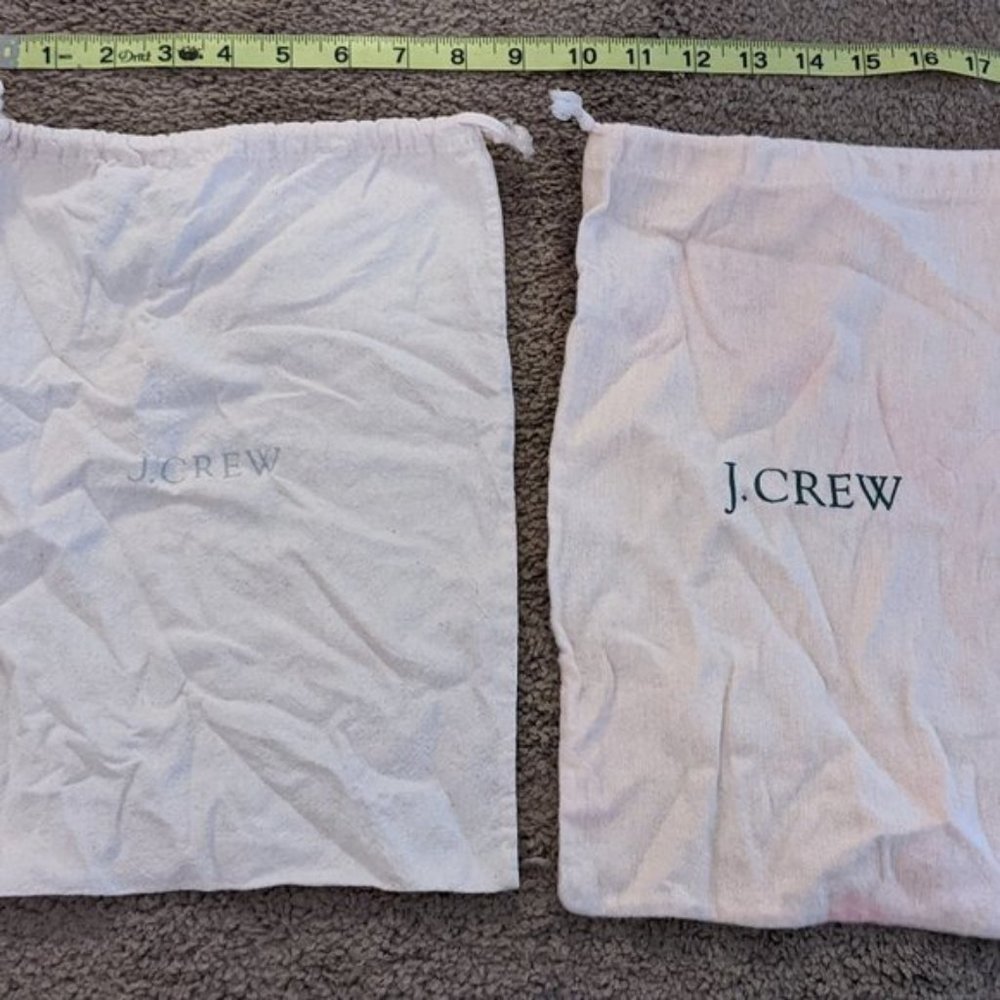 JCrew Light Pink Two/2 Dust Bags